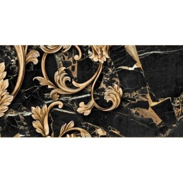 Декор SAINT LAURENT Black 9АС341 (Golden Tile)